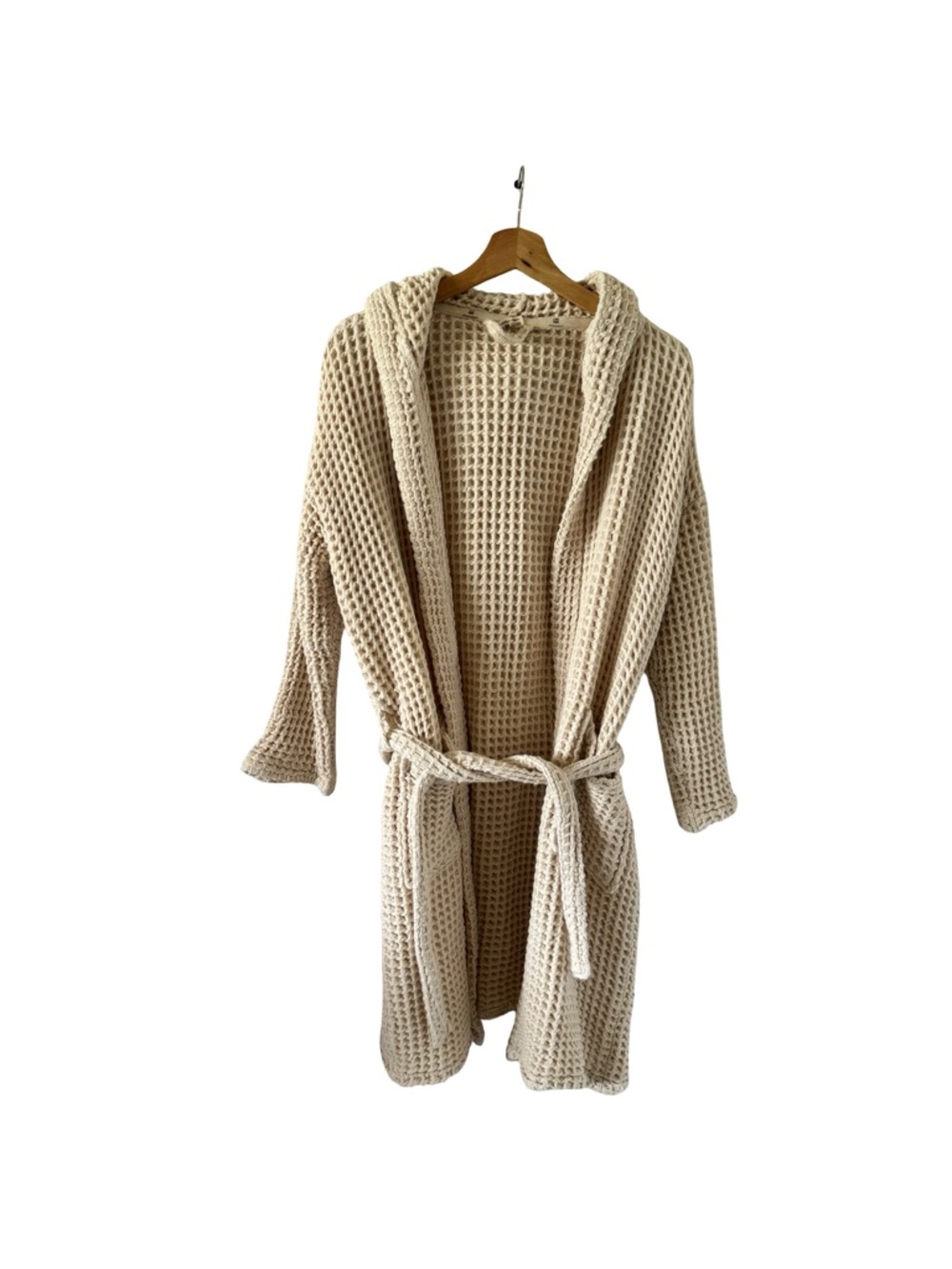VIVAMAISON.COM Waffle Hooded Luxury Eco-Friendly Bathrobe